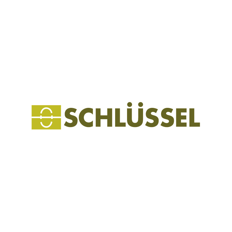 The horizontal Schlüssel brand logo centered within a clean, white square canvas, optimized for use as a social media profile picture or avatar.